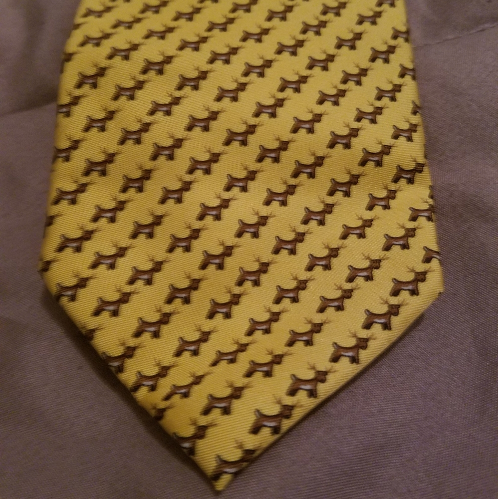 Jos A Bank Necktie Miracles Collection Reindeer